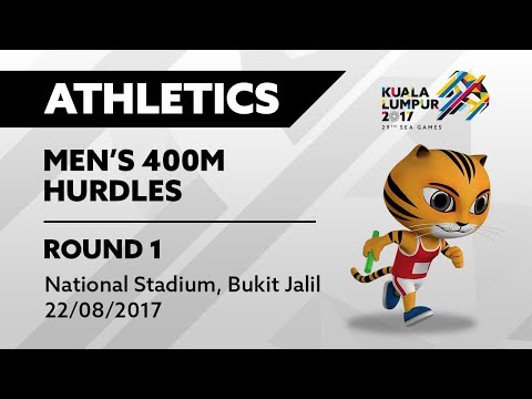 KL2017 29th SEA Games | Athletics - Men's 400M Hurdles Round 1 | 22/08/2017