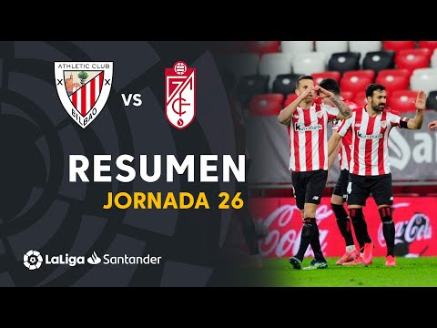 Resumen de Athletic Club vs Granada CF (2-1)