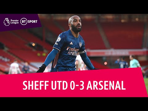 Sheffield United vs Arsenal (0-3) | Lacazette Bags A Brace | Premier League Highlights