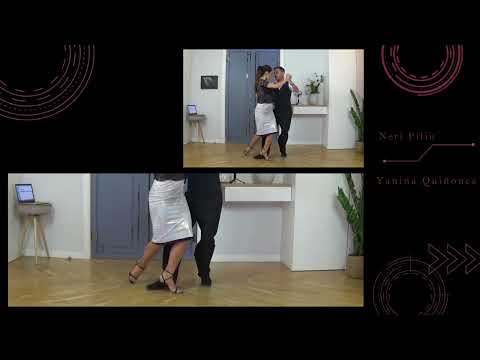 Resumen de clase de sacadas en el Tango del Hombre y la Mujer - Yanina Quiñones y Neri Piliu