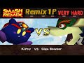 Smash Remix Classic Mode Remix 1P Gameplay With Kirby W Ganondorf Hat VERY HARD