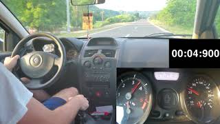 Download the video "Renault Megane 2 96kw Acceleration (0-100km/h)"
