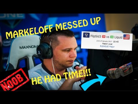 MARKELOFF MESSED UP - HE HAD TIME!!! CSGO Atlanta Eleague Major Highlight Liquid vs FlipSid3