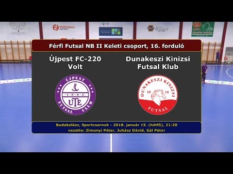 NBII: Újpest FC-220 Volt - Dunakeszi Kinizsi 0-3 (2018.01.15, összefoglaló)