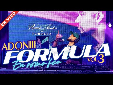 LA FORMULA VOL 3 MIX EN ROMO FEO🥃 EN VIVO 🔴 DJ ADONI ( BACHATA MIX )