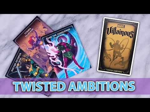 Marvel Villainous: Twisted Ambitions | Kang the Conqueror, Doctor Octopus, and Titania | Review