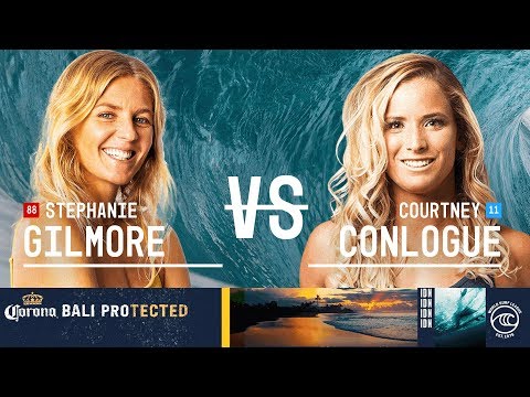 Stephanie Gilmore Propels to Semis Over Courtney Conlogue at Keramas