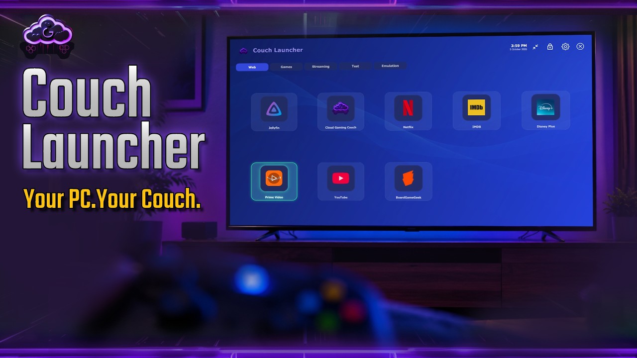 Couch Launcher video