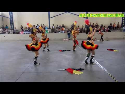 CORPO COREOGRÁFICO 2019 DA BANDA DE PERCUSSÃO VALMIRA MAGALHÃES 2019 NO II CONCURSO DE BANDAS JORDÃO