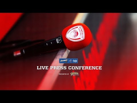 Live Press Conference Olympiacos BC - Promitheas Patras