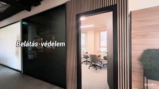 DigiFol™ OFFICE falrendszer és BLACKOUT fólia az NRC új irodáiban