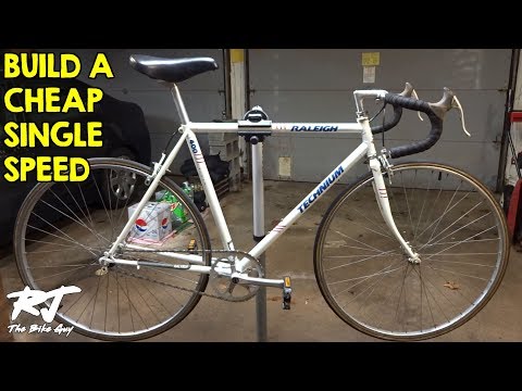 How To Build A Single Speed Bike Cheap - Vintage Road Bike Conversion