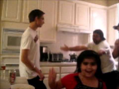 the boys dancing romaness lol