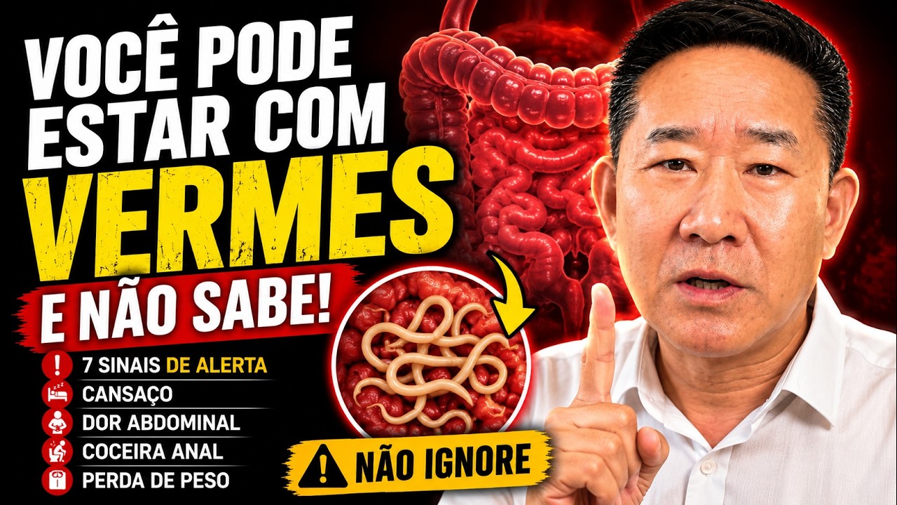VOCÊ PODE ESTAR COM VERMES E NÃO SABE! ESTES SINAIS MERECEM ATENÇÃO | Peter Liu