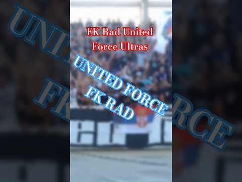 United Force FK Rad Beograd #ultras #serbia #football #reccomended #fyp #balkan