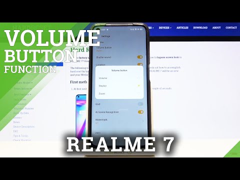 How to Change Volume Button Function in REALME 7 – Add New Function to Volume Buttons