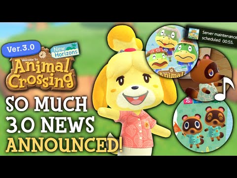 So Much 3.0 Update News JUST Announced - Animal Crossing New Horizons