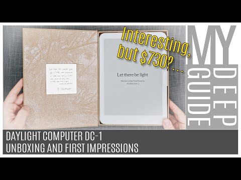 Daylight Computer DC-1: Unboxing and First Impressions of a Monochromatic (T?)RLCD Android 13 Tablet