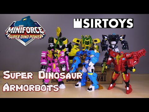 SirToys Mini-Force Super Dinosaur Armorbots