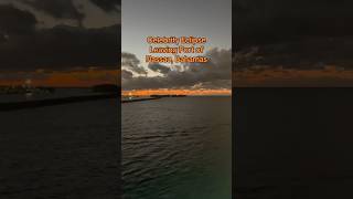 Celebrity Eclipse leaving port of Nassau