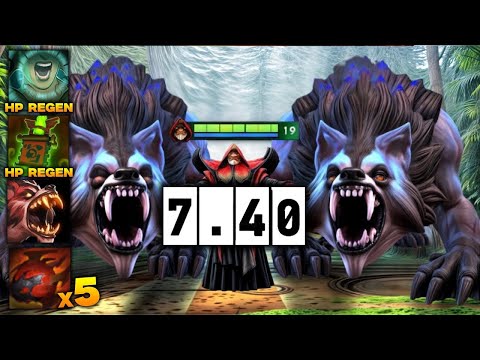 Attack On Titans Warlock Golems +2000 HP Regen🔥🔥🔥28 Kills | Dota 2 Gameplay