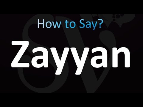 How to Pronounce Zayyan