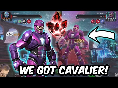 Free To Play Cavalier = COMPLETED - 5 Star Cavalier Crystal Opening! - Marvel Contest of Champions