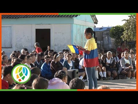 Estudiantes y profesores de Consolación del Sur respaldan al pueblo de Venezuela