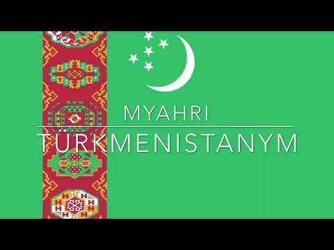 Myahri (Mähri Pirgulyýewa) - Türkmenistanym | LYRICS VIDEO