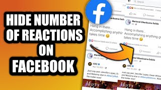 HOW TO HIDE NUMBER OF REACTIONS ON YOUR FACEBOOK POSTS