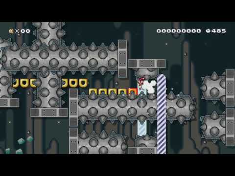 トゲ棍棒なんか恐くない!!歩き続けよう　Keep walk by ゆいと♪Z♪ - Super Mario Maker - No Commentary 1bl