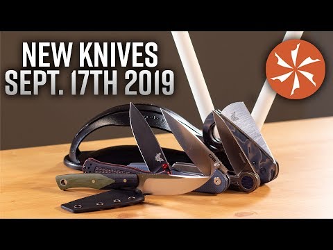 New Knives for the Week of September 18th 2019 Just In at KnifeCenter.com