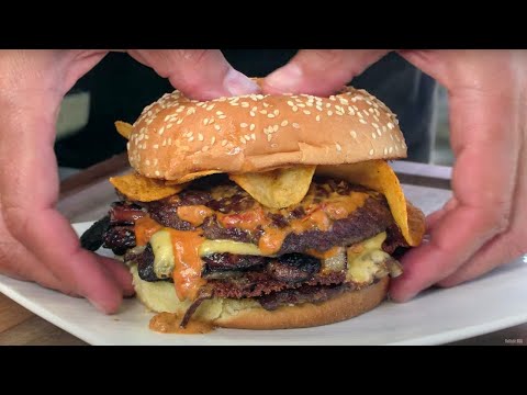 Insanity Double Smash Burger