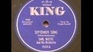 &quot;The September Song&quot; - Earl Bostic &amp; His Orchestra (1951 King)
