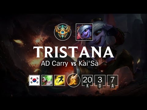 Tristana ADC vs Kai'Sa - KR Challenger Patch 8.18