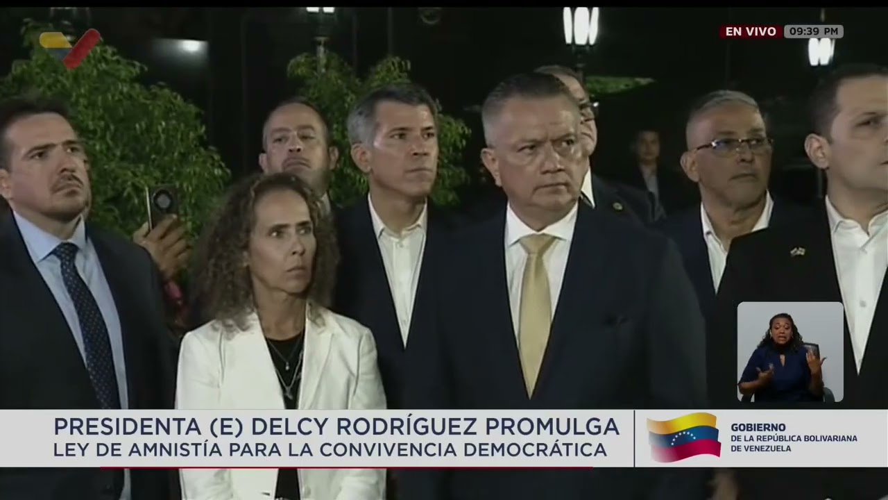 Delcy Rodríguez pidió a las comisiones estudiar casos no contemplados en Ley de Amnistía