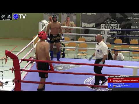 BM Ring 22 - K1 - NC Herren +91kg Mike Manoschkin vs Michael Fürstler