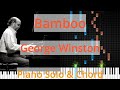 🎹Solo & Chord, Bamboo, George Winston, Synthesia Piano
