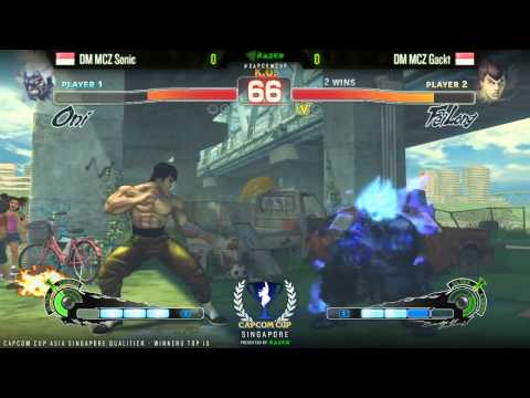 SSF4AE DM MCZ Sonic vs DM MCZ Gackt  - CAPCOM-Cup Asia SINGAPORE Qualifiers