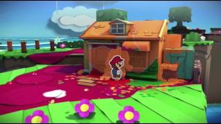 Paper Mario: Color Splash Reveal Trailer (Nintendo Direct 3.3.13)