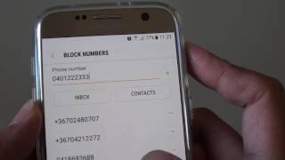 Samsung Galaxy S7: How to Block a Number From Messaging