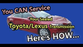 2015 Lexus ES 350 Transmission Service @TheCarCareNut