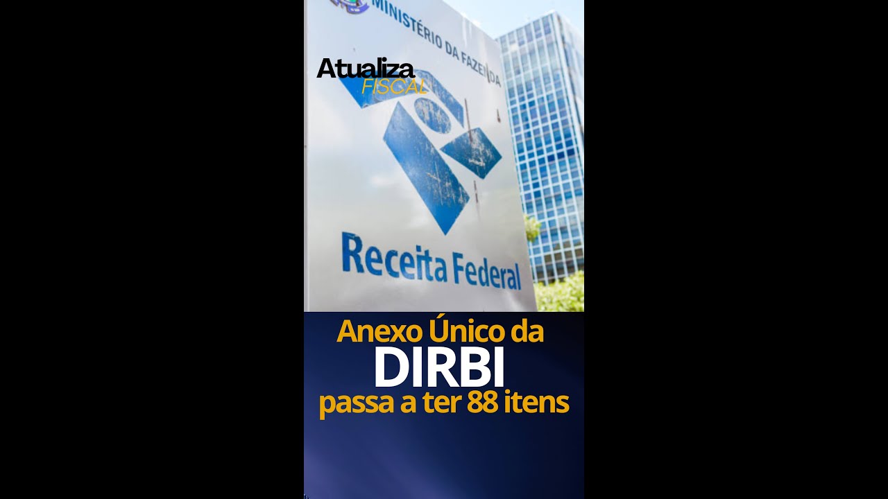 🚨 ATENÇÃO! DIRBI ATUALIZADA! 🚨