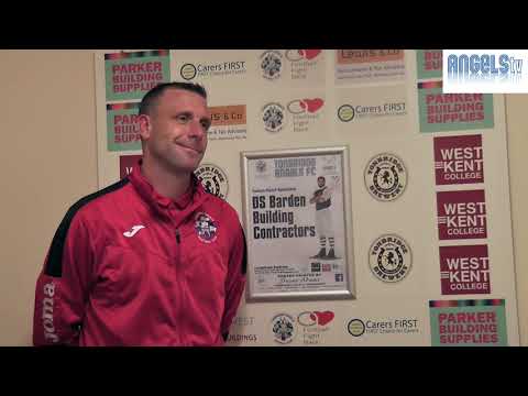 TONBRIDGE ANGELS VS KINGSTONIAN Pre-Season friendly - Post match interview 27/07/2019