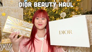 Dior Beauty Holiday Haul✨ Dior Rouge On Stage, Dior Lip Gloss, Dior Prestige Cotton Pads, GWP