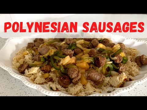 Polynesian Sausage Recipe! Budget meal | Pantry freezer pull | sweet & sour ! How to fry sausage