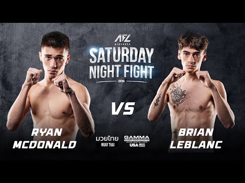 Ryan McDonald Vs Brian Leblanc Full Fight