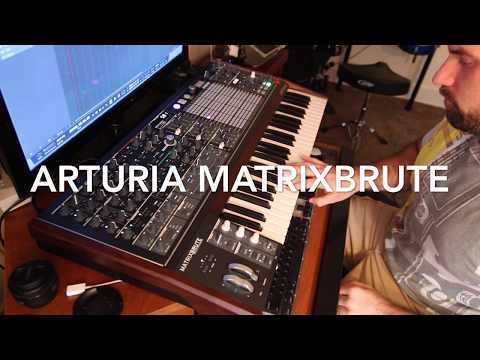 Arturia MatrixBrute Synth and Superior Drummer 3