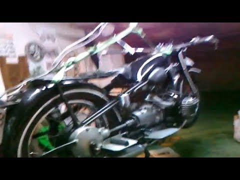 ELEVADOR de MOTOS casero BARATO 70€ con polipasto eléctrico y mesa desmontable