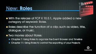 (Revised) Introduction:  Ratings, Keywords, and Metadata in Final Cut Pro X - Larry Jordan
